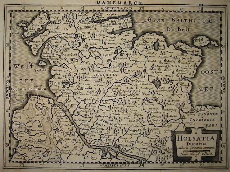 Mercator Gerard - Hondius Jodocus Holsatia Ducatus 1630 Amsterdam